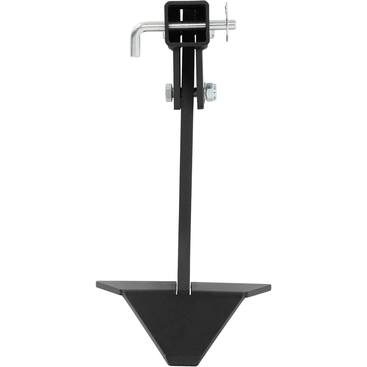 Hitch Mounted Ripper Compatible with CAT 0, CAT 1 W/2 Inches Receiver Adapters Tractors Trenching Subsoiler Steel Powder Coated -Black