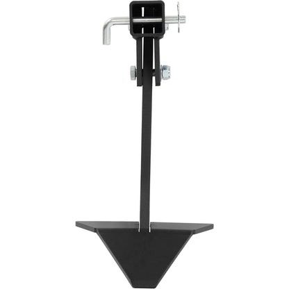 Hitch Mounted Ripper Compatible with CAT 0, CAT 1 W/2 Inches Receiver Adapters Tractors Trenching Subsoiler Steel Powder Coated -Black