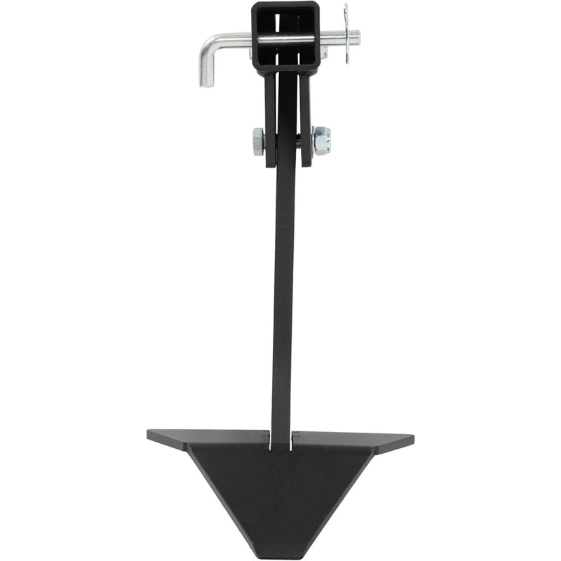 Hitch Mounted Ripper Compatible with CAT 0, CAT 1 W/2" Receiver Adapters Tractors Trenching Subsoiler Steel Powder Coated -Black