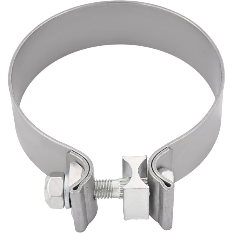 KUAFU Stack Pipe w/Clamp Compatible with Farmall IH 1066 1466 1566 1026 1206 1256 Tractors Silvery Steel