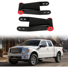 2-3 inch Rear Drop Lowering Leveling Shackles Compatible with Ford F150 2004-2014 2WD 4WD Adjustable