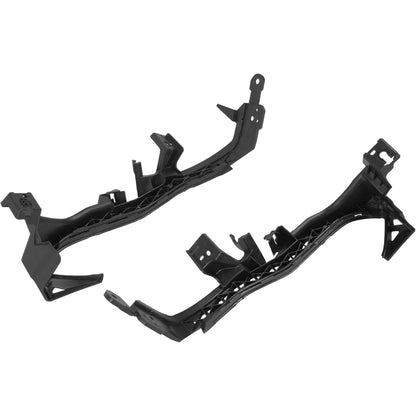 ALMULOO Front Bumper Bracket Compatible with 2018-2023 Subaru Crosstrek Plastic(PP+GF30) Black Replace For 57707FL010 57707FL000 SU1042106 SU1043106 Left and Right