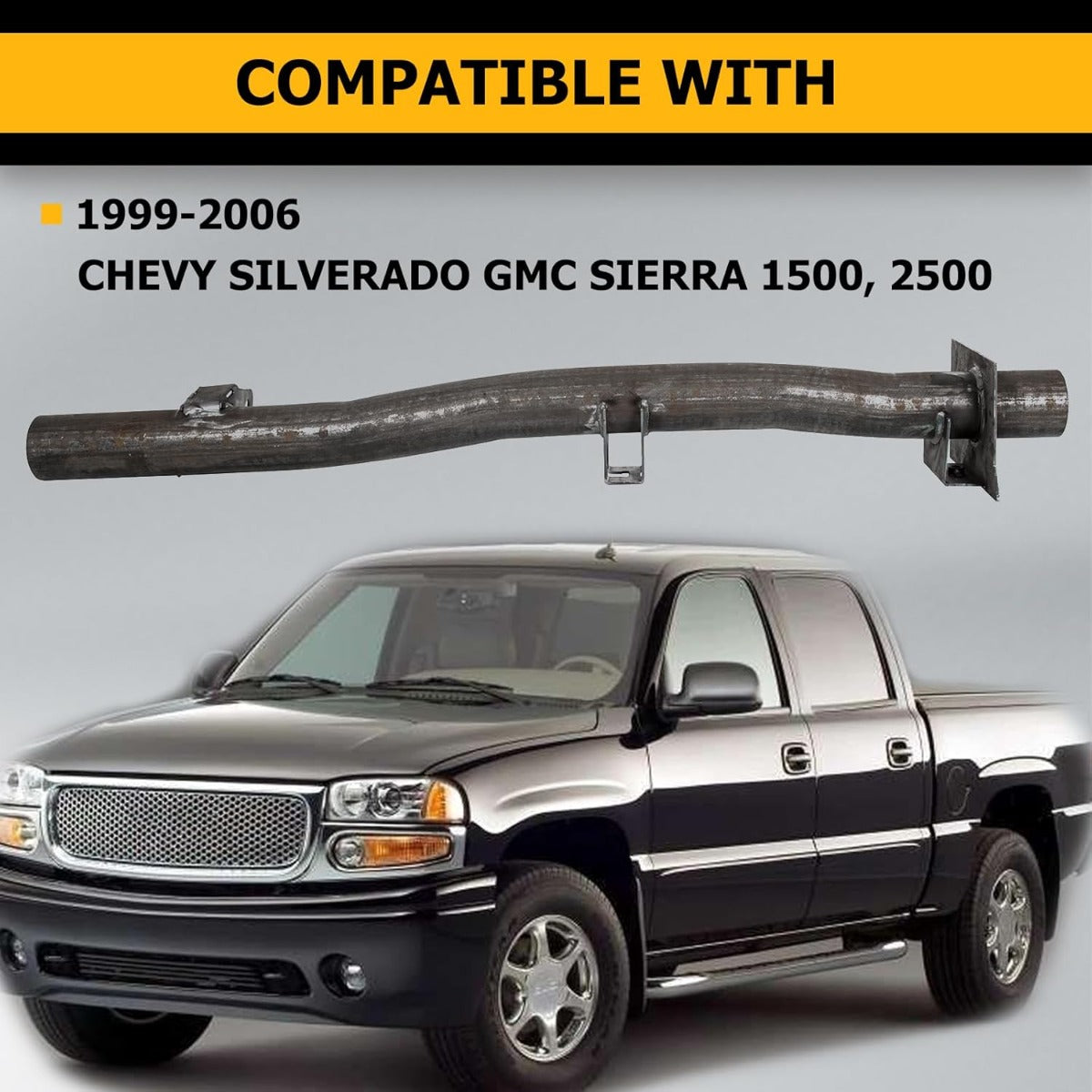 Rear Tank Support Crossmember for 1999-2006 Chevy Silverado/GMC Sierra 1500/2500 Trucks, Alloy Steel, Vehicle Specific, Crossmember