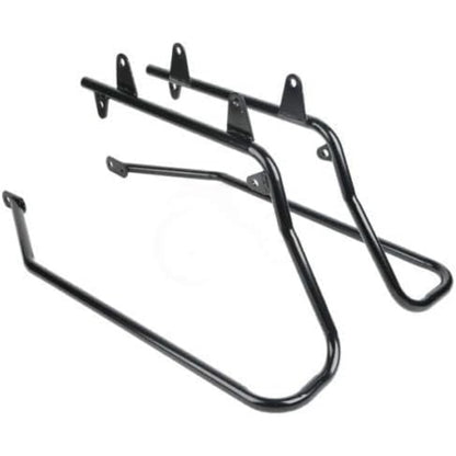 ECOTRIC Saddle Bag Conversion Brackets Support Guard Compatible with Harley Softail 1984-2017 Heritage Springer Fatboy FLSTF FLSTS Bad Boy FXSTSB EFI FLSTFI (Except for Deuce Models) Black