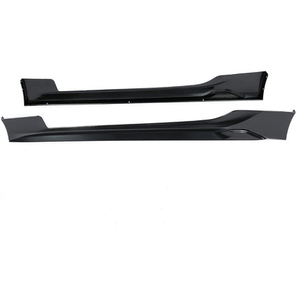 Side Skirt Rocker Panels Guard Compatible with 2012-2021 Subaru BRZ Toyota 86 Scion FR-S Extension Replacement Spoiler Body Kit Black ABS