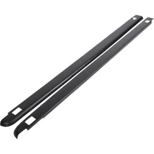 ALMULOO 6'4" Truck Bed Side Rail Cover Compatible with 2002-2008 Dodge Ram 1500 2003-2009 Dodge Ram 2500 3500 Plastic Black Rail Caps Protector Molding w/Stake Pocket Hole