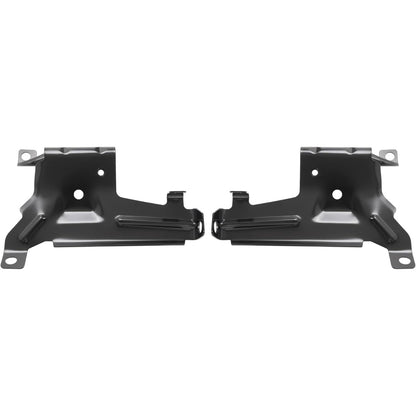 KUAFU Front Outer Bumper Bracket Compatible with 2007-2013 GMC Sierra 1500/2500 HD/3500 HD Replace for 15901539 GM1067182 15901538 GM1066182 Bumper Support Driver&Passenger Side