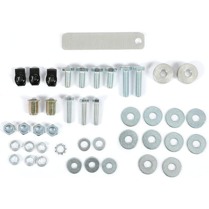 Skid Plate Silver Compatible with 1996-2008 Audi A4 S4 B5 B6 B7 Aluminum