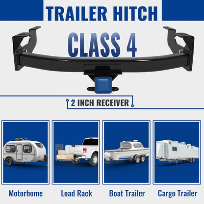 KUAFU Class 4 Trailer Hitch Compatible with 97-16 F250 F350 F450 97-04 F150