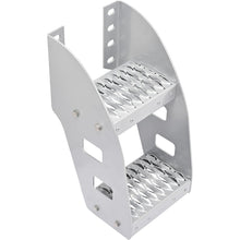 HECASA 10” Truck Frame Step Mounted Side Steps Compatible with Peterbilt Frame Fit Make or Model Class 8 Semi Truck Bed Running Boards w/Mounting Hole Pattern Aluminium Silvery