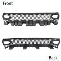Load image into Gallery viewer, Front Upper Grille Assembly Compatible With 2015-2023 Dodge Charger SRT SXT Pursuit R/T SE GT Scat Pack Daytona Replacement for 68417502AA Mesh Grill W/ 2 Side Bezels LYAP-335-3
