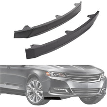 HECASA 2Pcs Front Bumper Valance Compatible with 2014-2020 Chevy Impala Lower Bumper Valance Air Dam Protector Replacement for GM1092237 GM1092238 Black Driver & Passenger Side