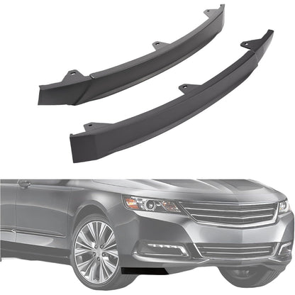 HECASA 2Pcs Front Bumper Valance Compatible with 2014-2020 Chevy Impala Lower Bumper Valance Air Dam Protector Replacement for GM1092237 GM1092238 Black Driver & Passenger Side