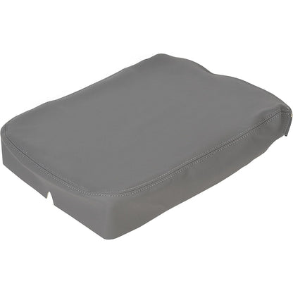 Gray Armrest Center Console Cover Skin Compatible with 2002-2008 Dodge Ram 1500 2500 3500 Synthetic Leather