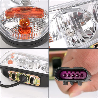 Universal Halogen Snow Plow Lights Kit Compatible with Boss Western Meyer Blizzard Curtis Snowdog Replacement for 1311100 Snow Plow Lights Accessories LYPL-067