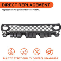Load image into Gallery viewer, Front Upper Grille Assembly Compatible With 2015-2023 Dodge Charger SRT SXT Pursuit R/T SE GT Scat Pack Daytona Replacement for 68417502AA Mesh Grill W/ 2 Side Bezels LYAP-335-3
