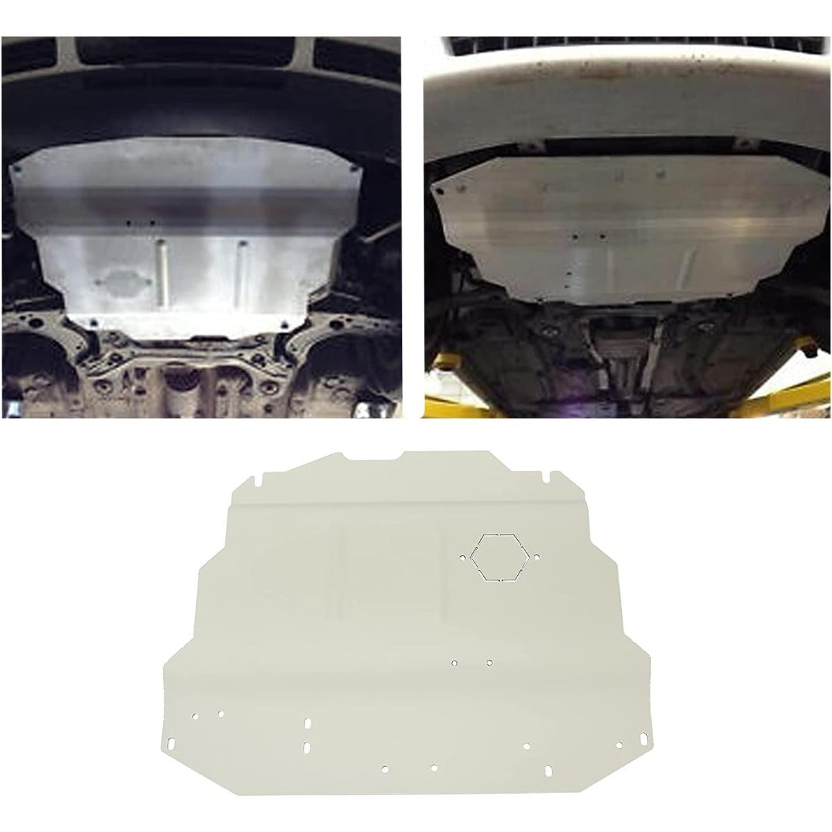 Aluminum Skid Plate Belly Pan Compatible with 1998-2010 Volkswagen VW Jetta Golf Beetle MK4