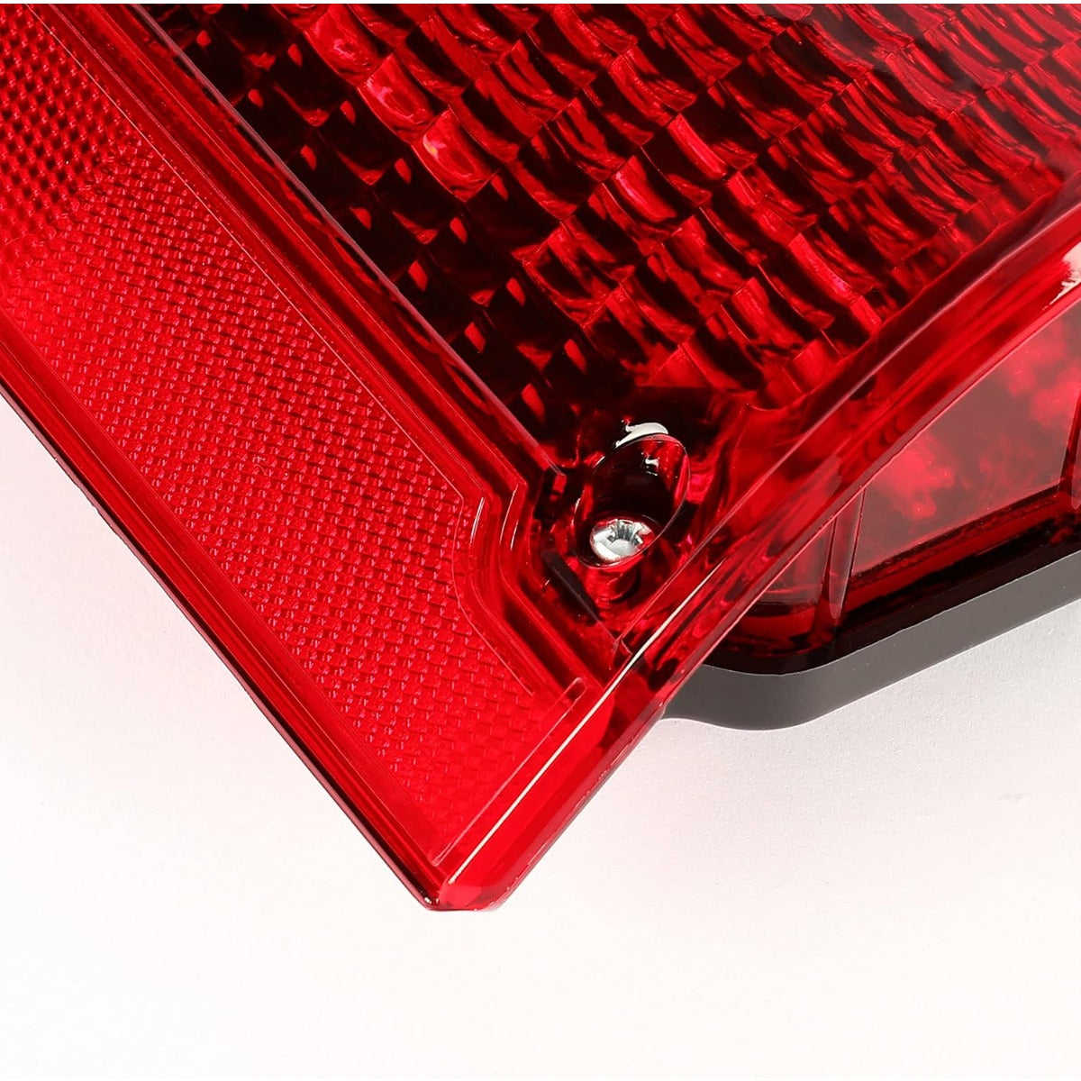 HECASA LED Tail Light Compatible with 1975-1986 Chevy Chevrolet C10 Tail Lamp Red Lens Plastic w/LED Light and Wiring Pair Replacement for CTL7387LED-L CTL7387LED-R