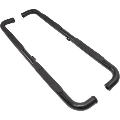 Running Board Side Step Compatible with 1988-1998 Chevy Chevrolet/GMC C/K 2 Door Extended CAB (Include Z71) Step Nerf Bar Steel+Plastic Powder Coated Black