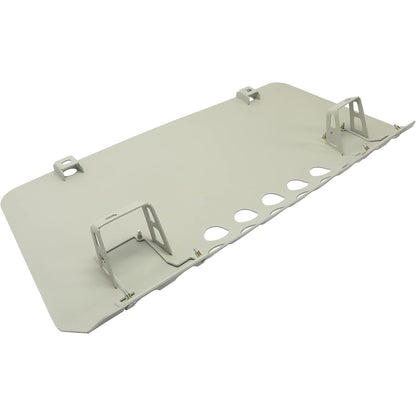Front Lower Skid Plate Compatible with Mercedes-Benz G63 G65 G-Class Bumper Engine Guard Valance Air Dam Deflector Panel Aluminum Powder Coated Silvery