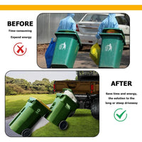 Load image into Gallery viewer, KUAFU Single Trash Can Hitch 2-inch Trash Can Receiver Mounted Garbage Hook for Lawn Mower Garden Tractors Steel Black
