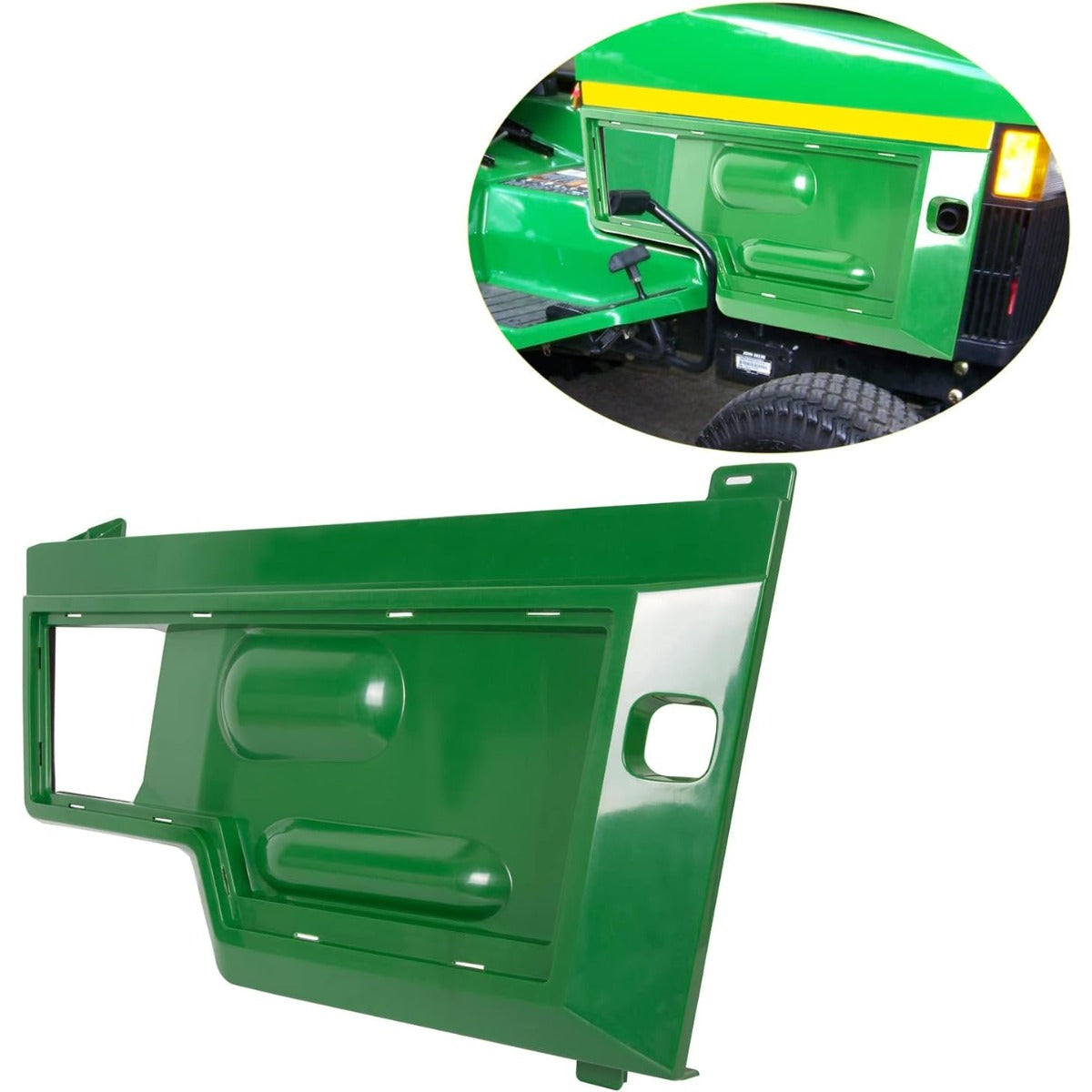 Right Side Panel Screen Kit Compatible with John Deere 415 425 445 455 Replacement for AM128982 RH Side