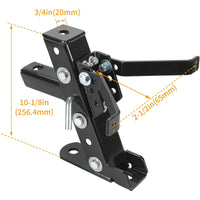 Load image into Gallery viewer, HECASA  Adjustable Lawn Mower Hitch Universal Garden Tractor Hitch Compatible with John Deere Cub Cadet Husqvarna Craftsman Riding Mowers
