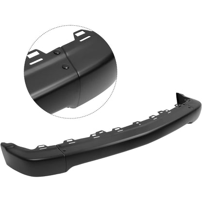 HECASA Front Bumper Face Bar Compatible with 1998-2004 Chevrolet S10 1998-2005 Blazer GM1002367 15007660 Steel Black W/O Molding Holes