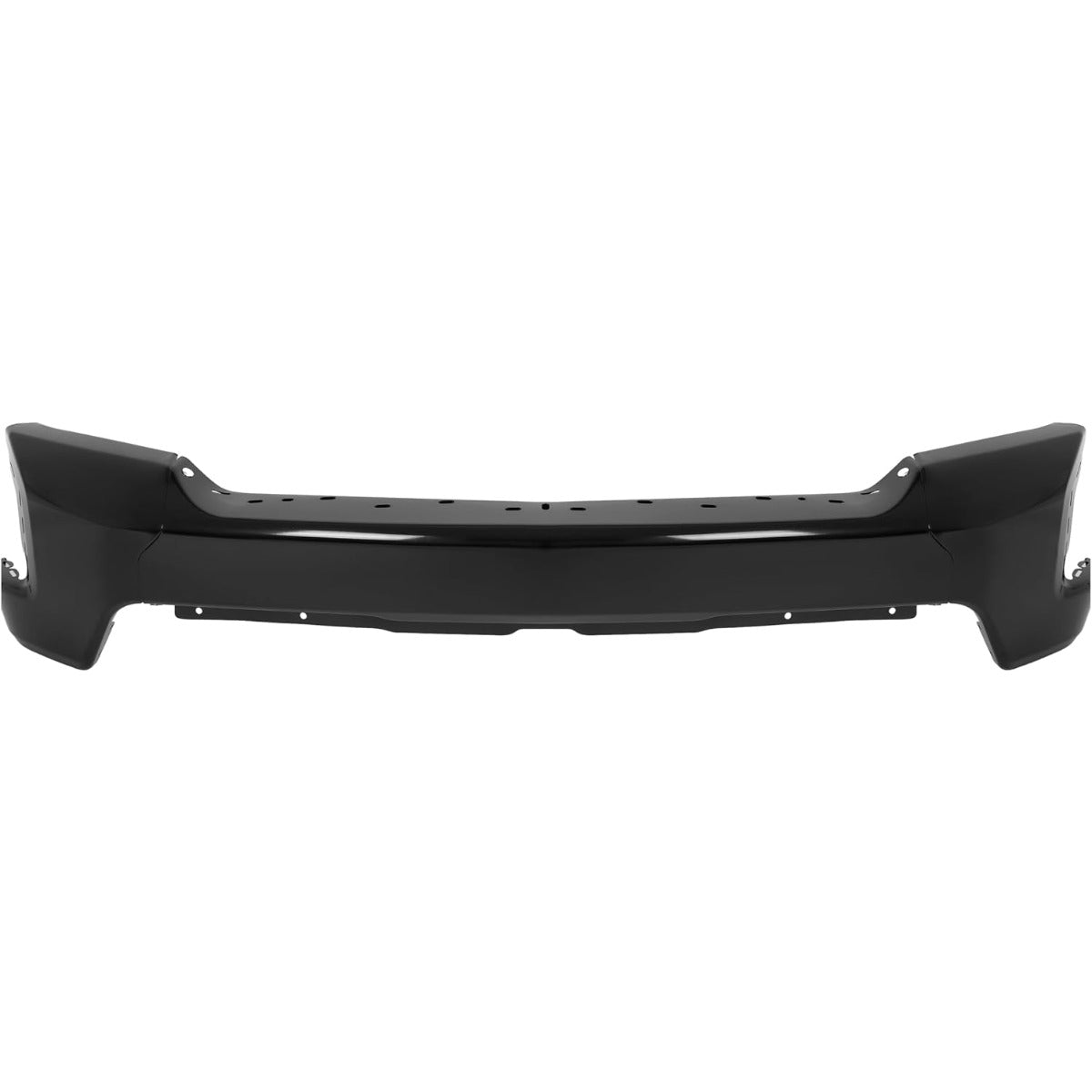 ALMULOO Front Bumper Face Bar 3Pcs Compatible with 2019-2022 Chevy Silverado 1500 W/O Park Assist Sensor Holes Replacement for GM1002875 84588804 Front Bumper Cover Steel Powder Coated Black