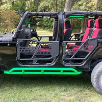 Load image into Gallery viewer, Front &amp; Rear Tubular Half Doors fit for 2007-2018 Jeep Wrangler JK Unlimited 4-Door¡ê?Set Off Road Trail Door LYAM-267
