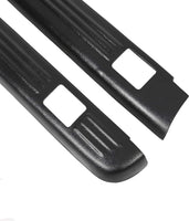 Load image into Gallery viewer, Truck Bed Rail Caps W/Holes Compatible with 1999-2006 Chevrolet Silverado &amp; GMC Sierra 1500 2500 3500 (Classic only) W/Stake Holes 6&#39;6inches Bed Black Ribbed Finish (Set of 2) LYAP-206-DK
