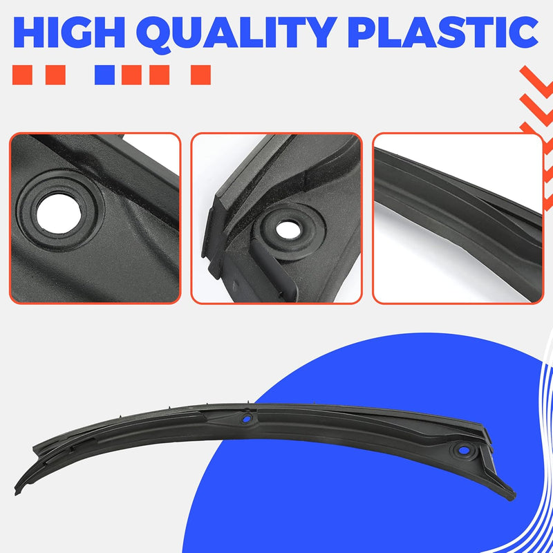 HECASA Windshield Wiper Cowl Cover Panel Compatible with 1997-2006 BMW E46 323Ci 323i 325Ci 325i 325xi 328i 330Ci 330i 330xi M3 Replacement for 51718208483 LYAP-481