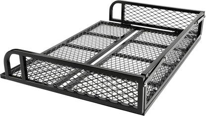 Universal Rear Cargo Basket Compatible with ATV Storage Rack Cargo Carrier Steel LYMM-089S-3