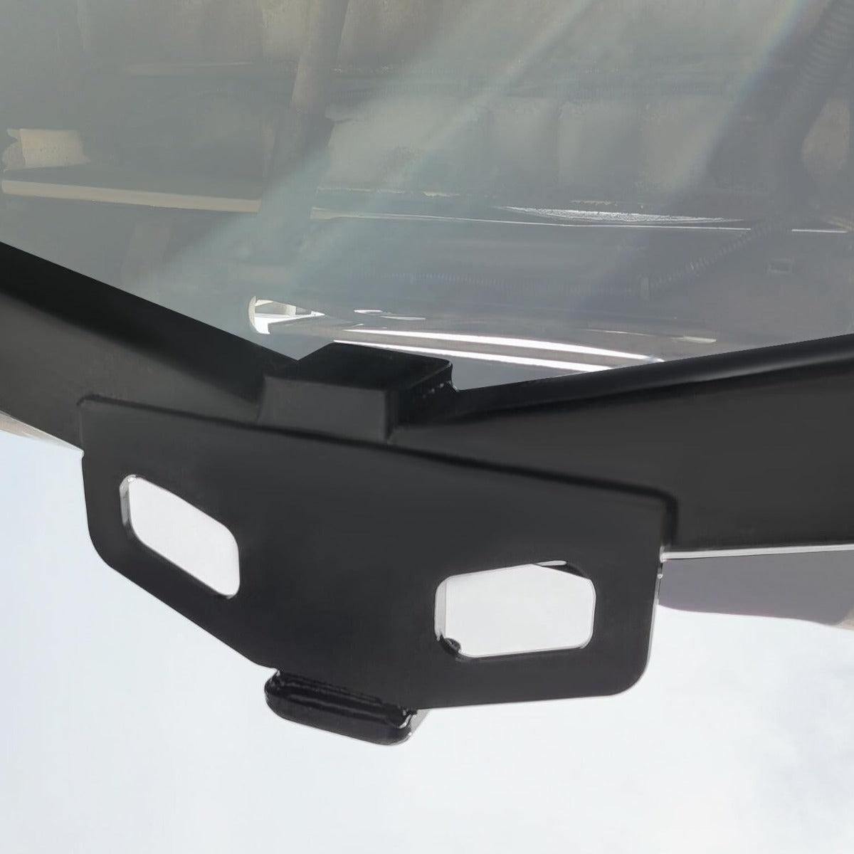 Class 3 Trailer Hitch 2" Compatible with 2014-2019 Chevy Chevrolet Silverado GMC Sierra 1500 Replace for 13301 Black Steel Powder Coated Concealed Main Body
