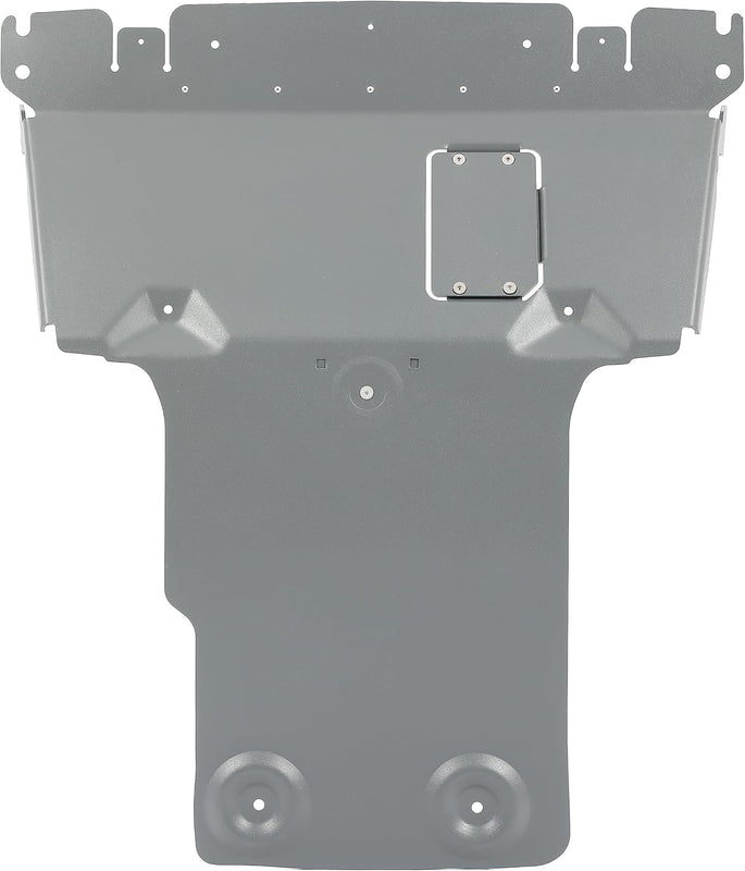 KUAFU Skid Plate Compatible with 2014-2021 Toyota Tundra 4.6L 5.7L 2020-2022 Toyota Sequoia 5.7L Replacement for PTR60-34190 Front Lower Engine Undercover Guard Protection Aluminum Gray LYAM-617