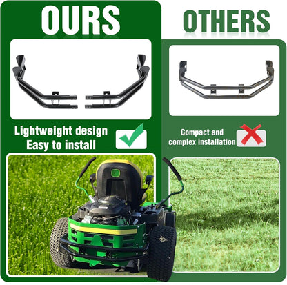 Rear Bumper Bar and Hitch Kit Zero-turn Mowers Compatible With John Deere Z235 Z255 Z335E Z335M Z345M Z345R Z355E Z355R Z365R Z375R Replacement for BM24481 LYJD-017