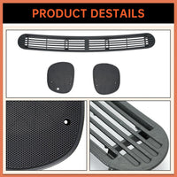 Load image into Gallery viewer, Dash Defrost Vent Cover&amp; Speaker Grill Set Compatible with 1998-2005 Chevy Chevrolet S10 GMC Jimmy Sonoma Oldsmobile Bravada Blazer (2 Packages) LYAP-266S-3
