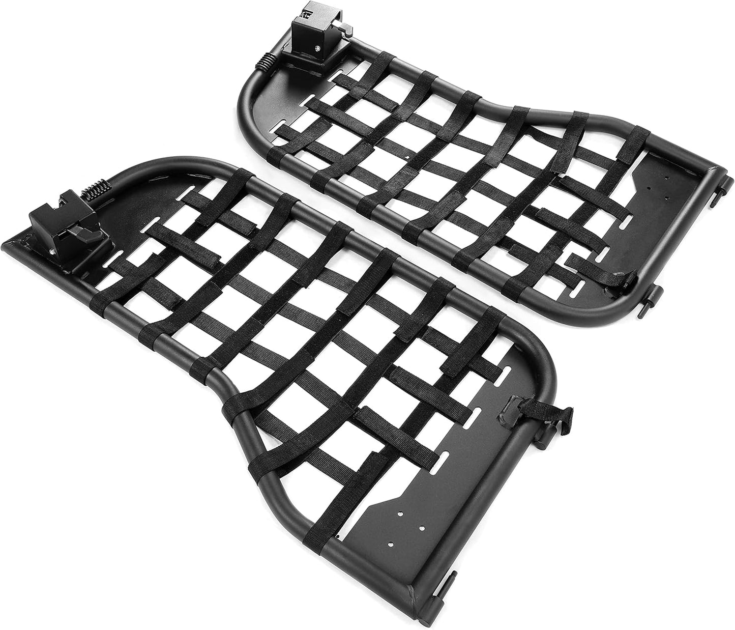 PAIR(2 Doors) Steel Tubular Door with Side Mirror Fits for Jeep Wrangler CJ7/YJ 1976-1995 LYAM-159T
