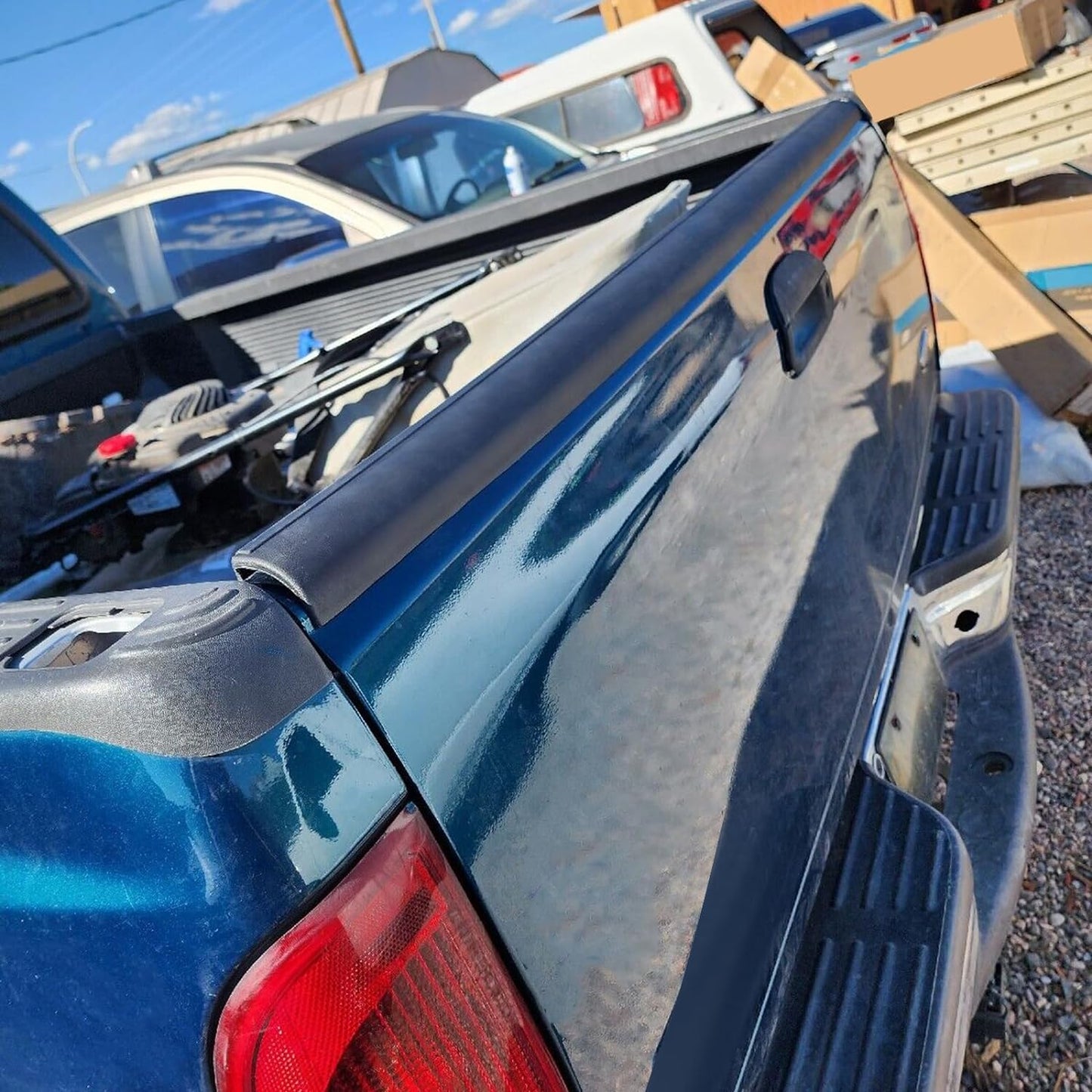 Tailgate Cap Protector Cover Compatible with 1999-2007 Ford F150 F250 F350 Super Duty Replacement for FO1904103 LYAP-229
