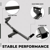Load image into Gallery viewer, KUAFU Class 3 2 Inch Tow Trailer Hitch Receiver Compatible with 2008-2020 Nissan Rogue Models and 2014-2015 Nissan Rogue Select LYAM-459
