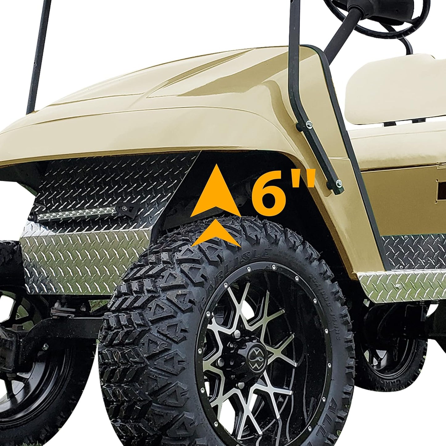 6inches Drop Axle Lift Kits for EZGO Golf Cart 1994.5-2001.5 Electric TXT Model LYA-072