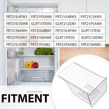 240343803 AP2115895 240343801 Crisper Pan (Bottom) Compatible with Frigidaire Refrigerator Kenmore Crisper Bin Crisper Drawer 240343805 Replacement only LYOP-054