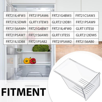 240343803 AP2115895 240343801 Crisper Pan (Bottom) Compatible with Frigidaire Refrigerator Kenmore Crisper Bin Crisper Drawer 240343805 Replacement only LYOP-054