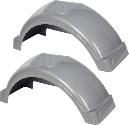Single AXLE Trailer FENDERS 13 Inches Wheels Tires (Set of 2)