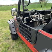Load image into Gallery viewer, HECASA PAIR(2 Doors) Steel Tubular Door with Side Mirror Fits for Jeep Wrangler CJ7/YJ 1976-1995 LYAM-159T
