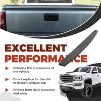 Load image into Gallery viewer, Tailgate Molding Cap Cover Trim Compatible with 2014-2019 Chevy Chevrolet Silverado GMC Sierra 1500 2500HD 3500HD Replacement for 22763062 GM1904110 Top Protector Molding (3Pcs) LYAP-204S
