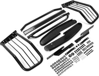 Load image into Gallery viewer, HECASA Brush Guard Compatible with 2007-2013 Chevy Silverado/GMC Sierra 1500 New Body Style (Not for 2500 HD Models) Powder Coated Bumper Grille Protection LYAM-194-1S
