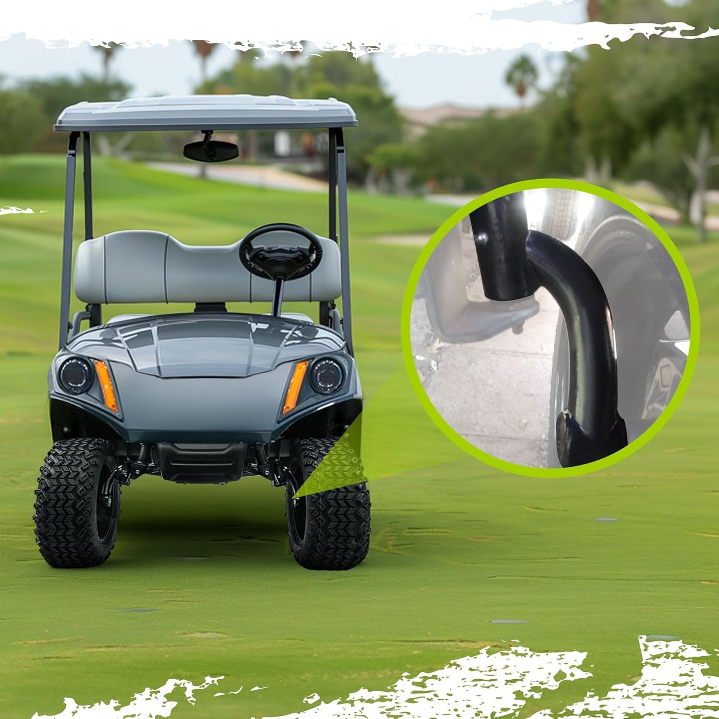 6inches Spindle Lift Kit Compatible with 2007 and up Yamaha G29/Drive Golf Carts (GAS & ELECTRIC) LYMM-038S