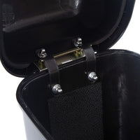 Load image into Gallery viewer, Hard Motorcycle Saddle Bags Saddlebags w/Mounting Kit Compatible with Harley Davidson Honda Shadow Kawasaki Vulcan VN Black Hard Trunk Saddlebags GA-B
