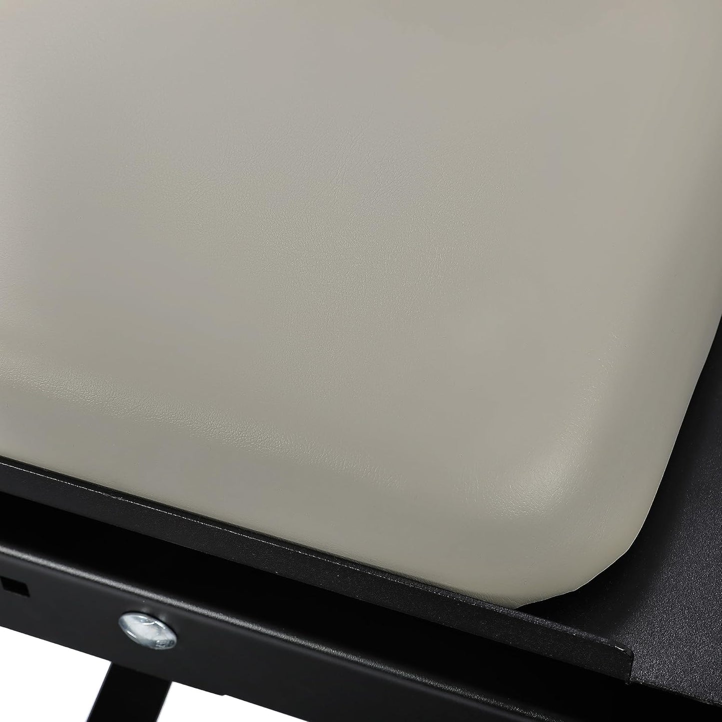 Rear Back Seat Kit Compatible with Yamaha G14 G16 G19 G22 Golf Cart Flip Folding Seat - Off-White LYMM-125S-2